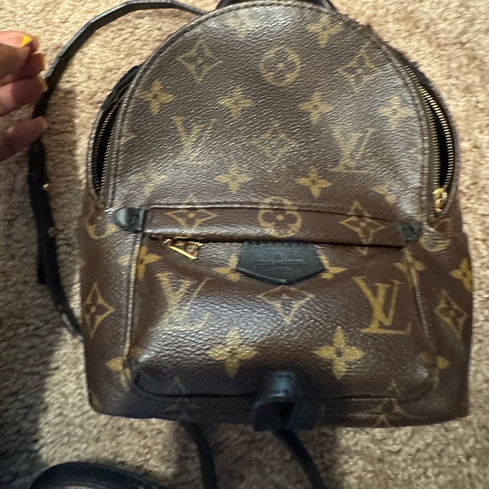 Louis Vuitton Gold and Brown Monogram Backpack